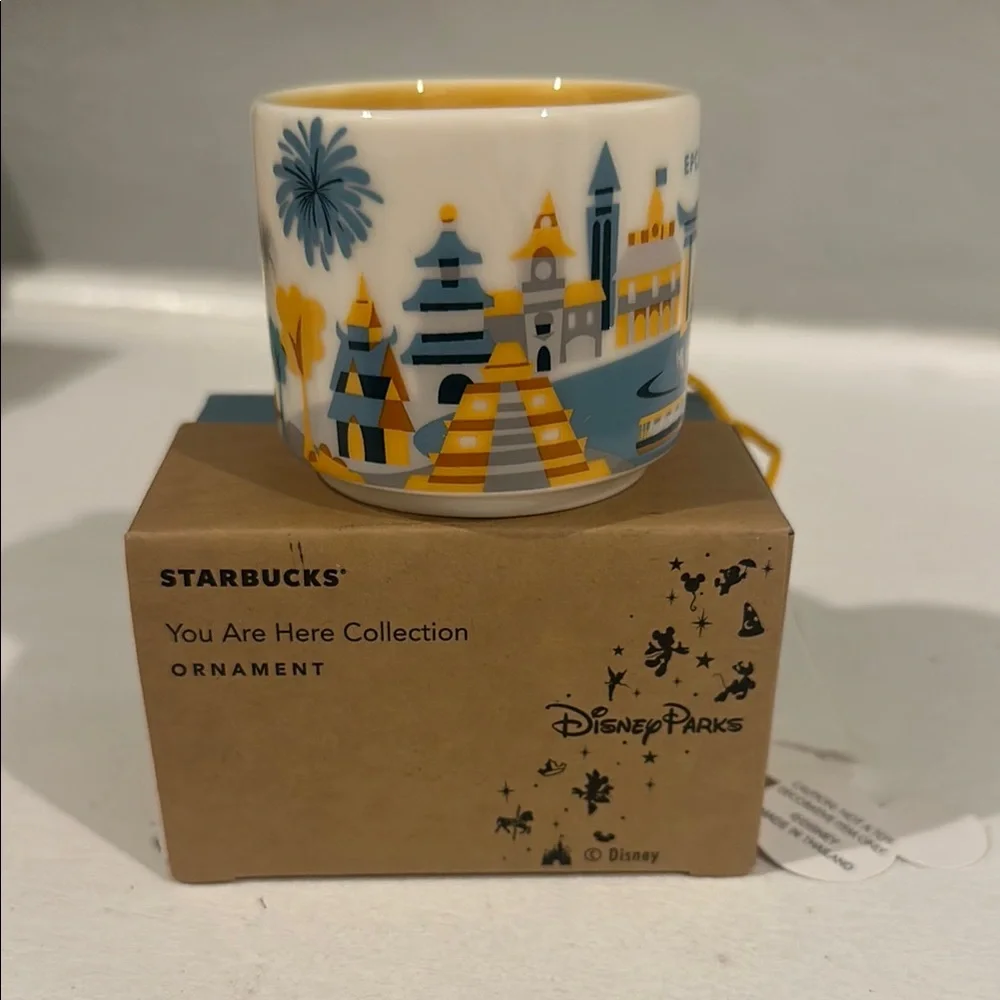 Starbucks Disney Parks Epcot you are here Mug Ornament - Picture 2 of 7